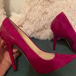 Fuchsia colored Jimmy Choo